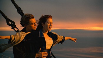 Escena del Titanic de James Cámeron