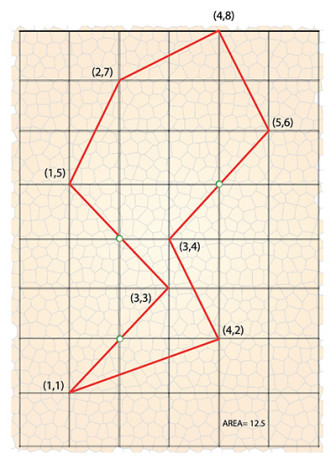 Ejemplo para ilustrar el Teorema de Pick