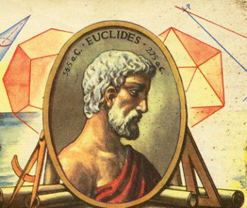 Eúclides, matemático griego, siendo considerado el padre de la Geometría.