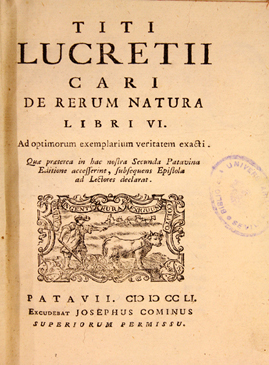 Rerum Natura de Lucrecio