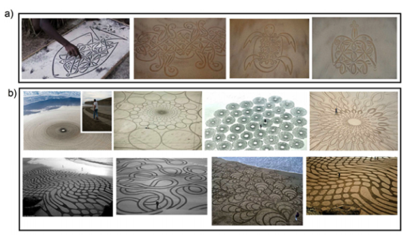 Dibujos en la arena Revista C2